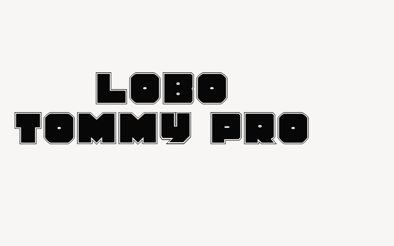 Lobo Tommy Pro Font