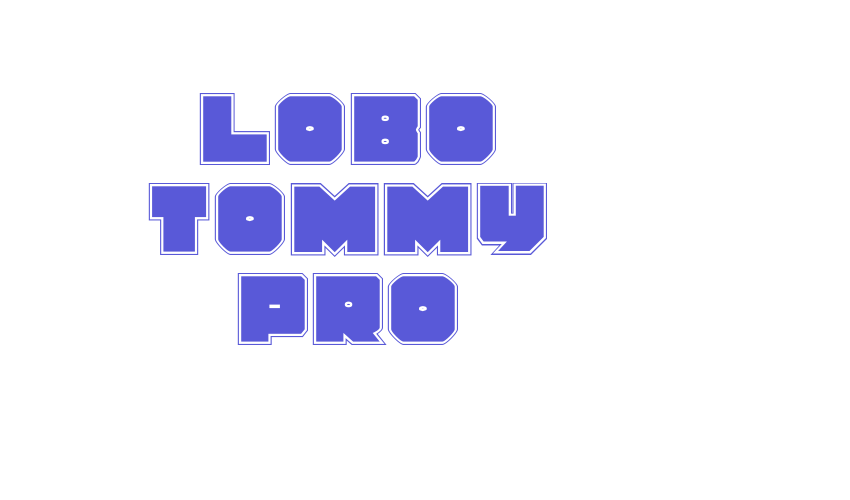 Lobo Tommy Pro Font