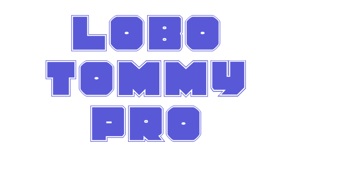 Lobo Tommy Pro Font