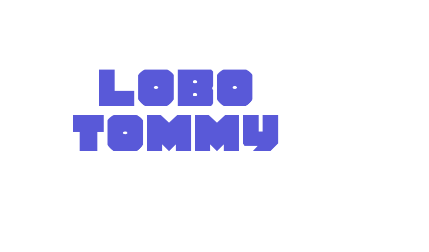 Lobo Tommy Font