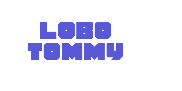 Lobo Tommy Font Download