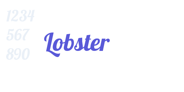 Lobster font free