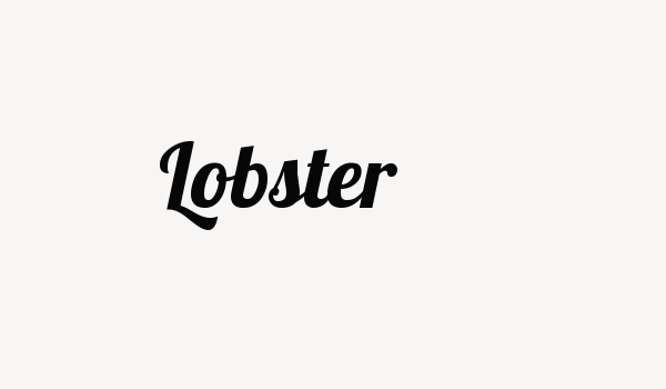 Lobster Font