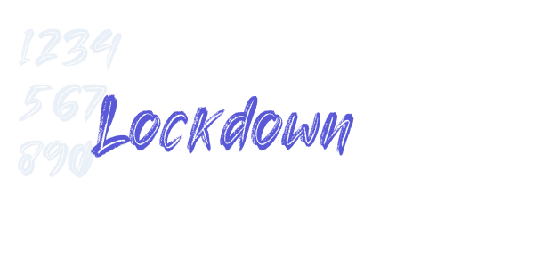 Lockdown font free