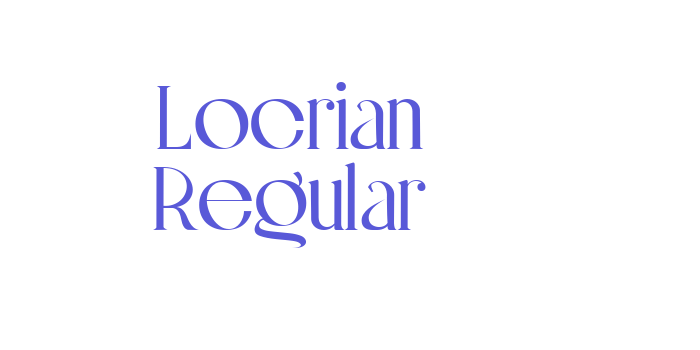 Locrian Regular Font Download