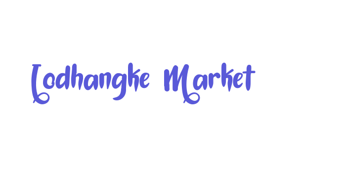 Lodhangke Market Font Download