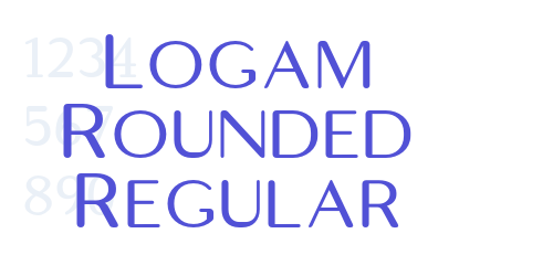 Logam Rounded Regular-font-download