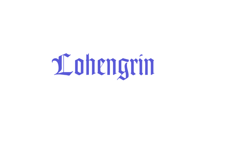 Lohengrin Font