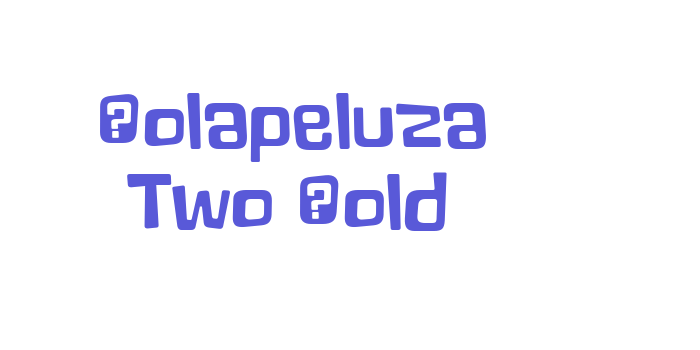 Lolapeluza Two Bold Font Download