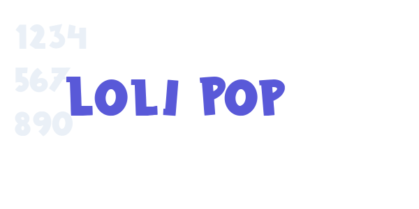 Loli Pop font