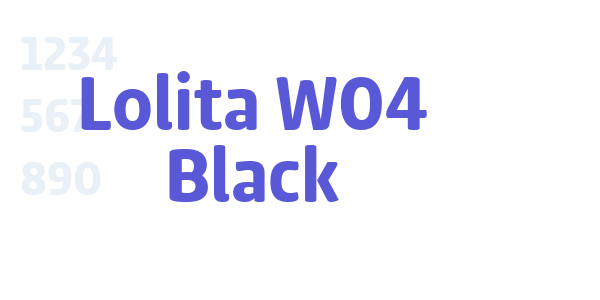 Lolita W04 Black font free