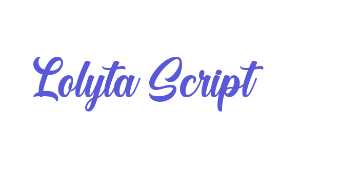 Lolyta Script Font Download