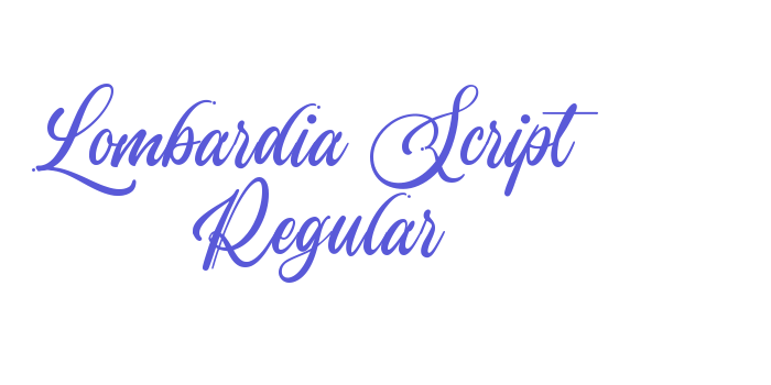 Lombardia Script Regular Font Download