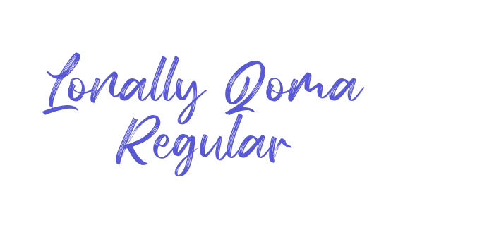 Lonally Qoma Regular Font Download