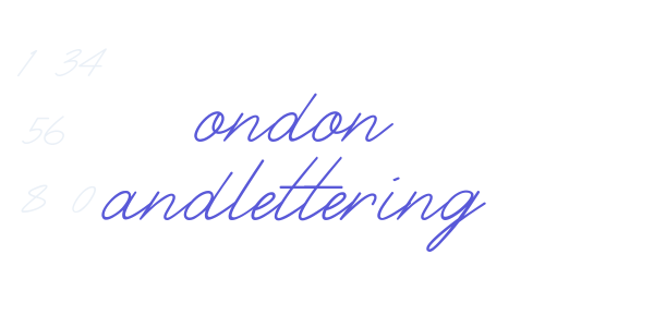 London Handlettering font free