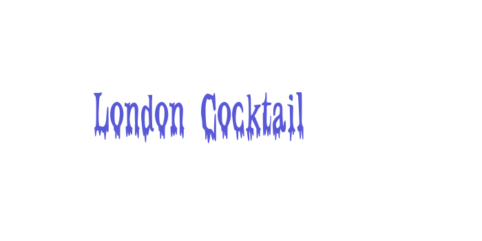 London Cocktail Font Download