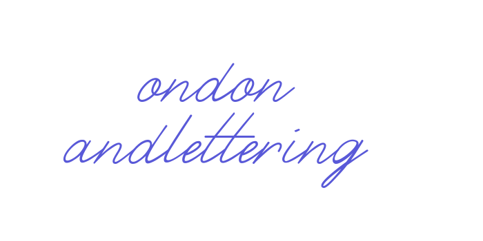 London Handlettering Font