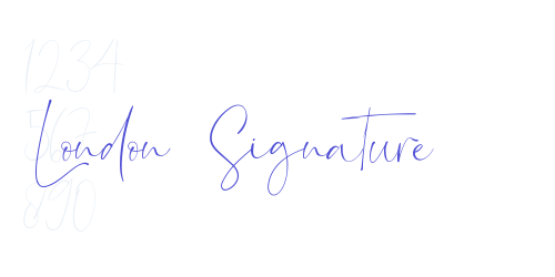 London Signature-font-download