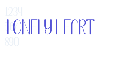 Lonely Heart-font-download