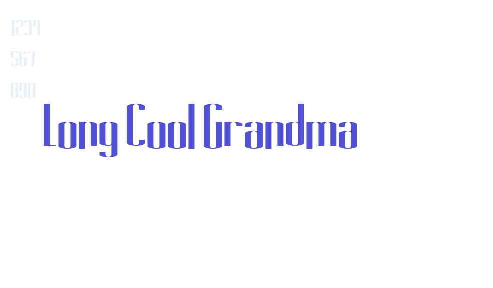 Long Cool Grandma-font-download