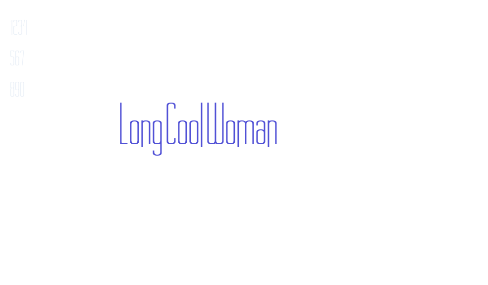 Long Cool Woman-font-download