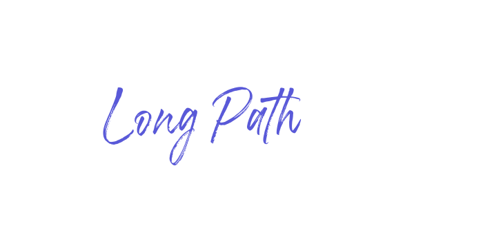 Long Path Font Download