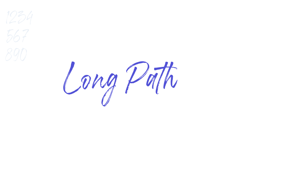 Long Path-font-download