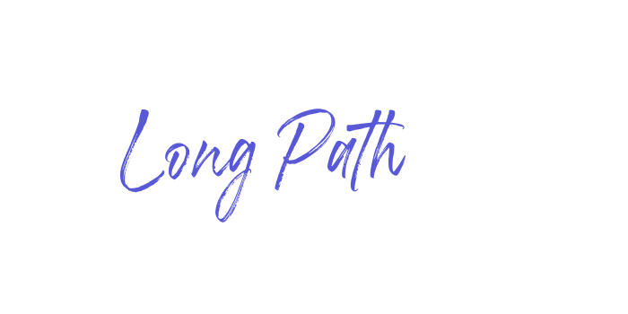 Long Path Font