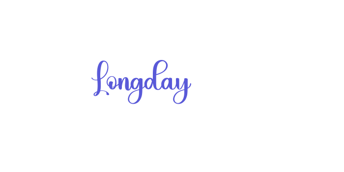 Longday Font Download