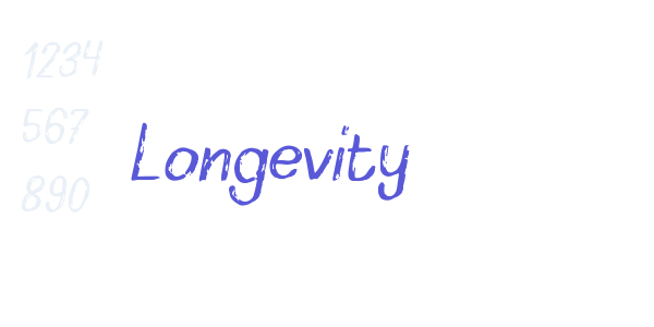 Longevity font