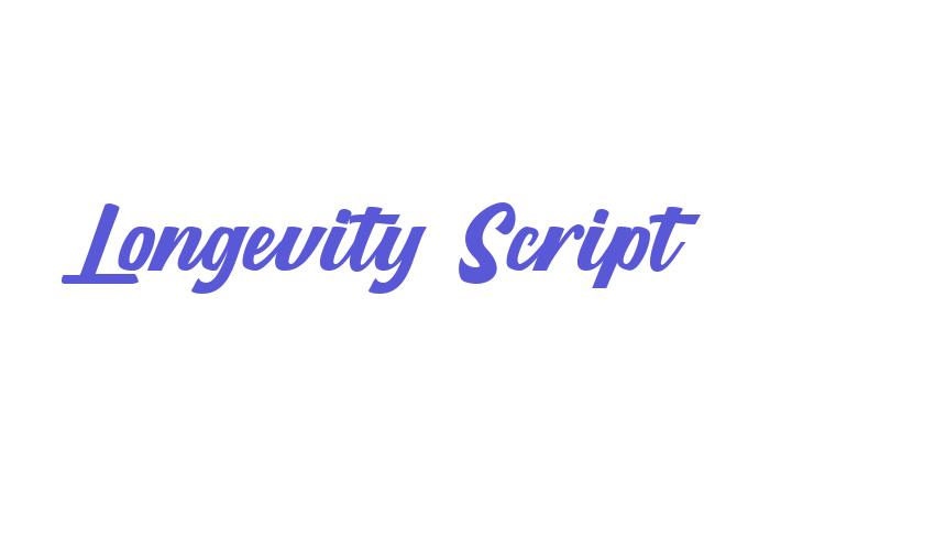 Longevity Script Font Download