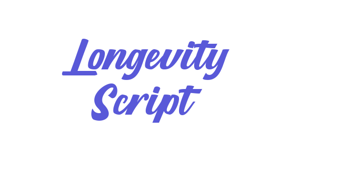 Longevity Script Font