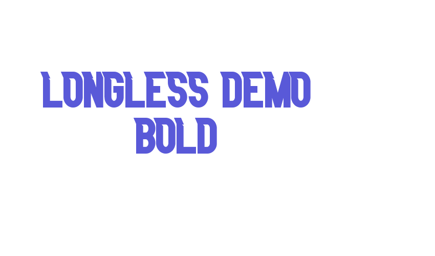 Longless Demo Bold Font