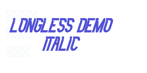 Longless Demo Italic-font-download