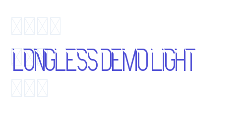 Longless Demo Light-font-download