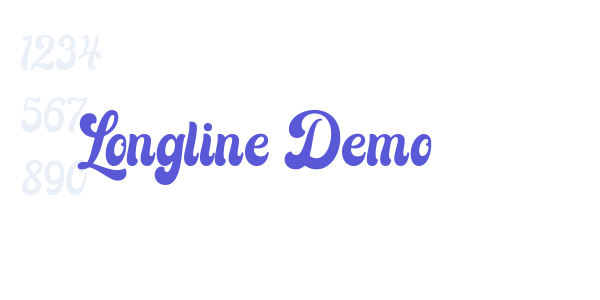 Longline Demo font free