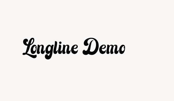 Longline Demo Font