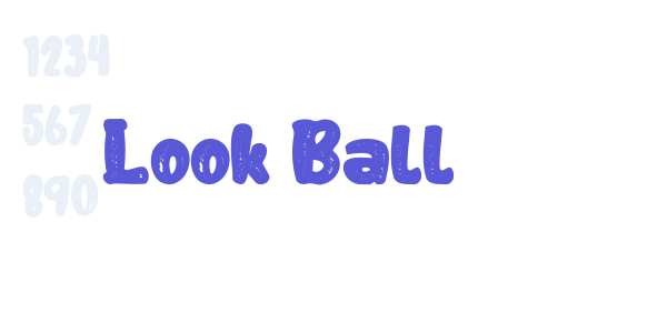 Look Ball font