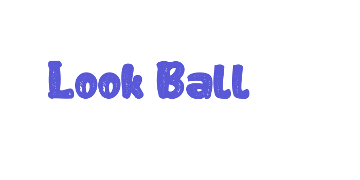 Look Ball Font