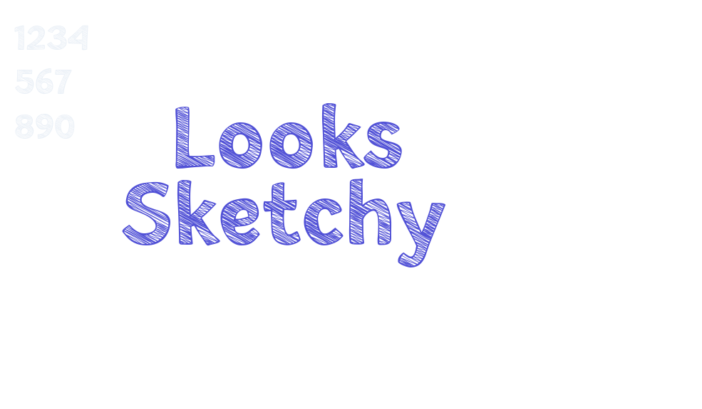 Looks Sketchy-font-download