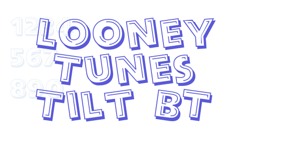 Looney Tunes Tilt BT font free