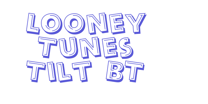 Looney Tunes Tilt BT Font Download