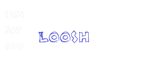 Loosh font free