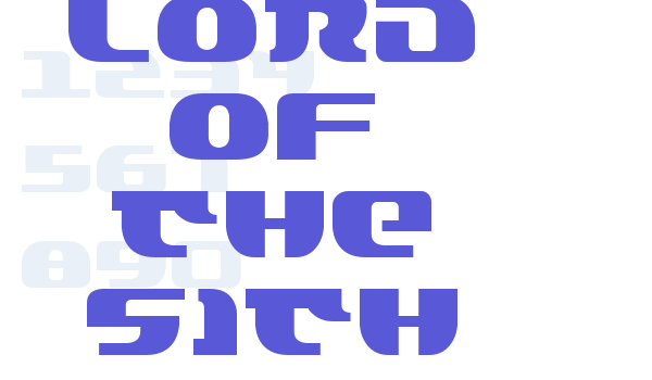 Lord of the Sith Font