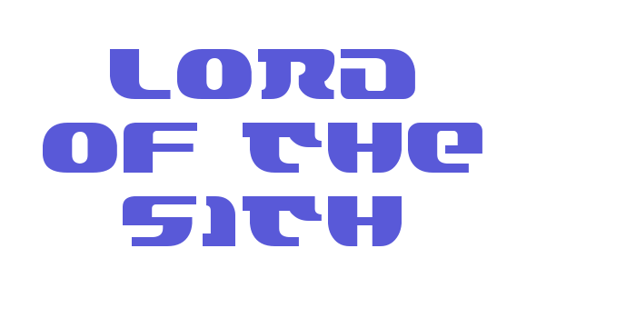 Lord of the Sith Font Download