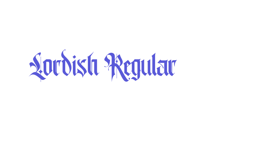 Lordish Regular Font Download