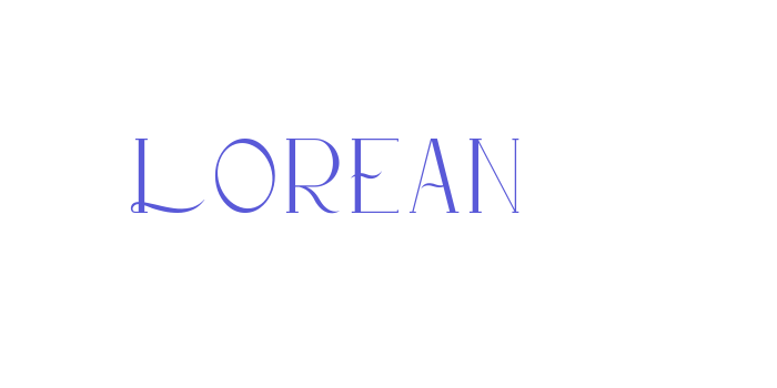 Lorean Font