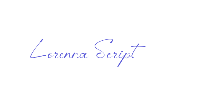 Lorenna Script Font Download