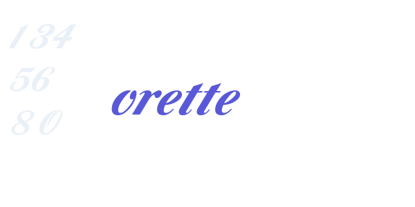 Lorette font free