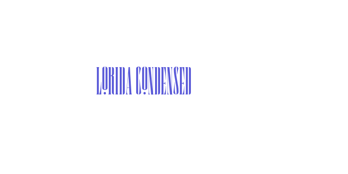 Lorida Condensed Font Download